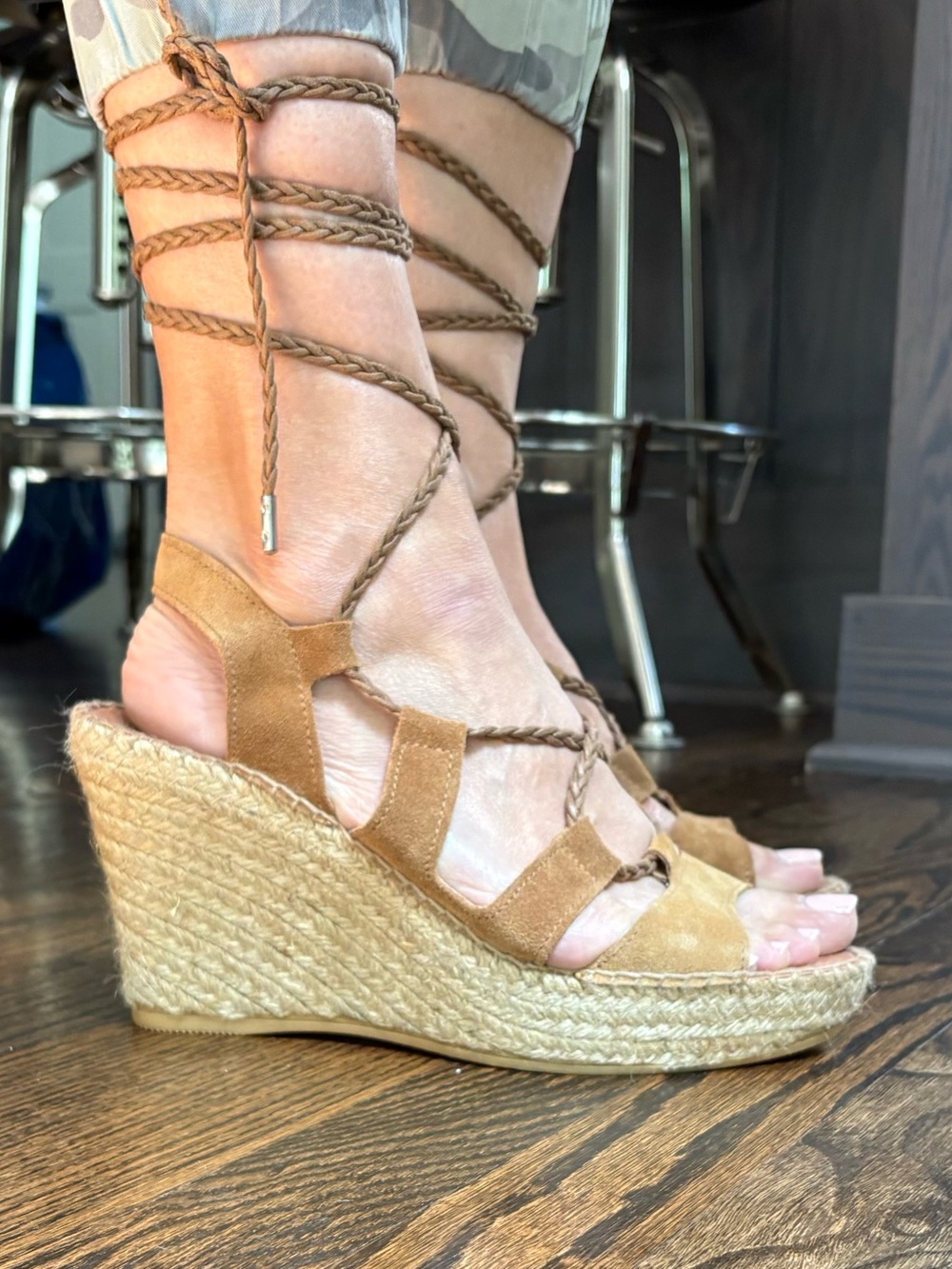 Juncal Aguirre Espadrille Wedge Shoes Made in Spain